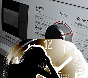 Tempo residuo fine lavaggio lavatrice Hotpoint bloccato