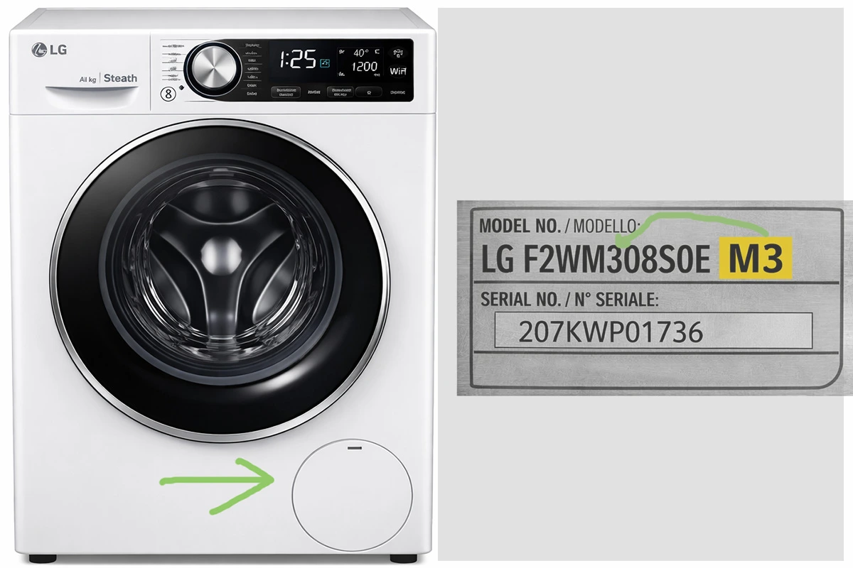 codici errore lavatrice lg serie m2 e m3