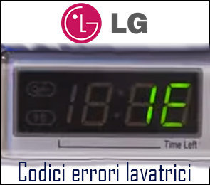 Codici di errori lavatrici Lg