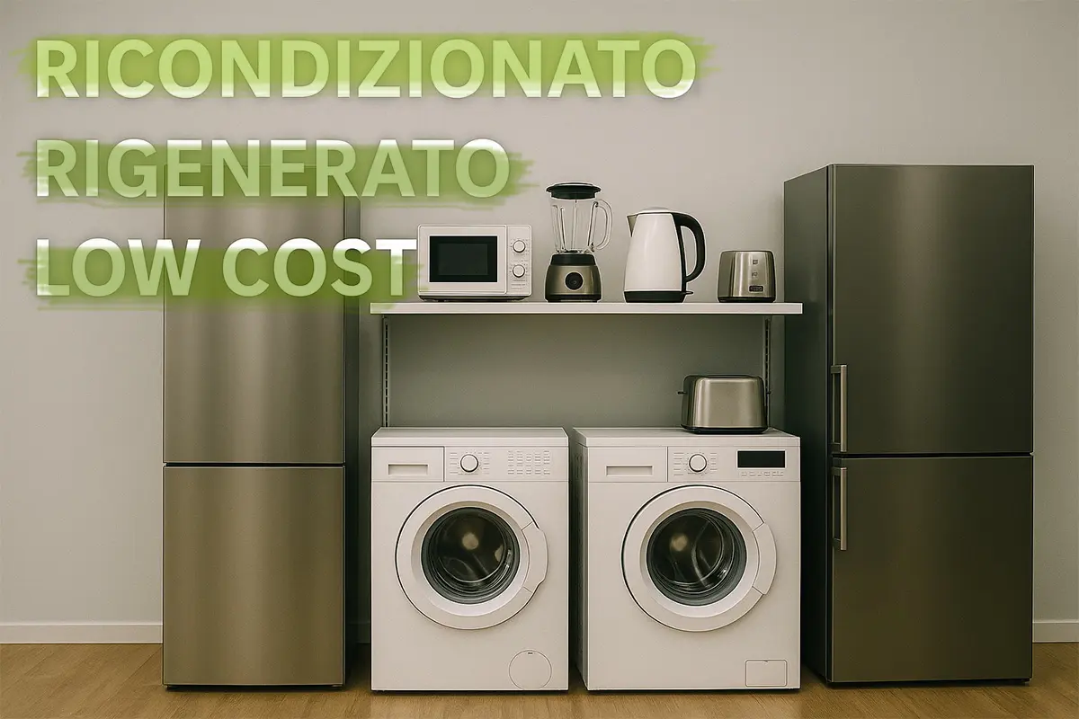 Cosa si intende per elettrodomestici low cost ricondizionati e rigenerati