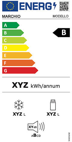 Nuova energy label frigorifero