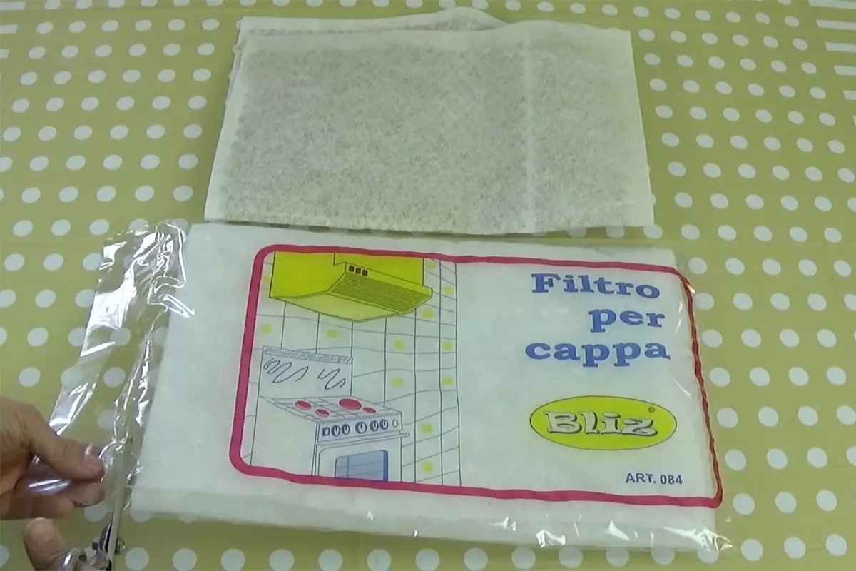 filtro di spugna per cappa filtrante