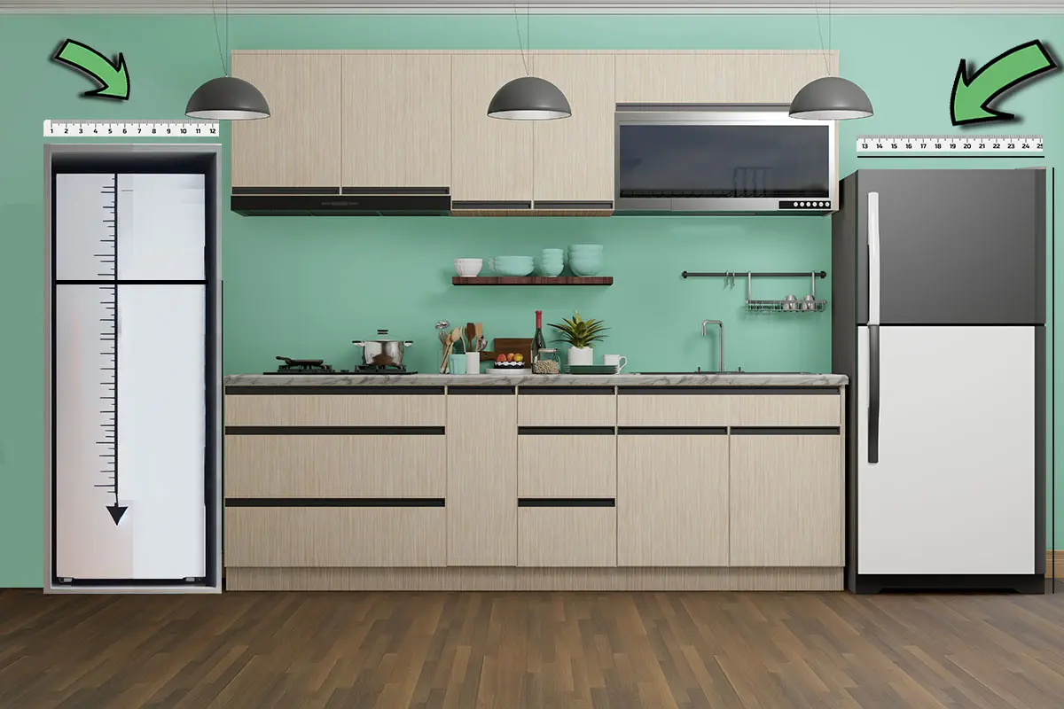 Quali sono le dimensioni standard di un frigorifero?