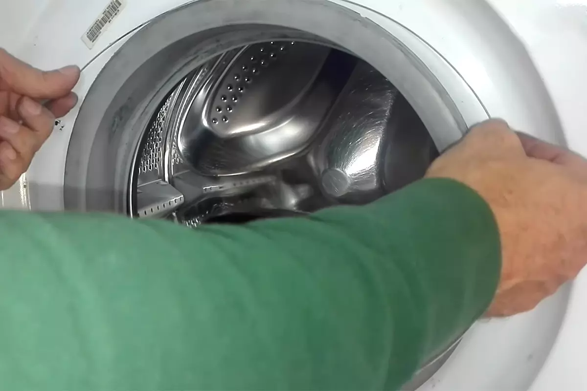 mettere molla guarnizione oblò lavatrice