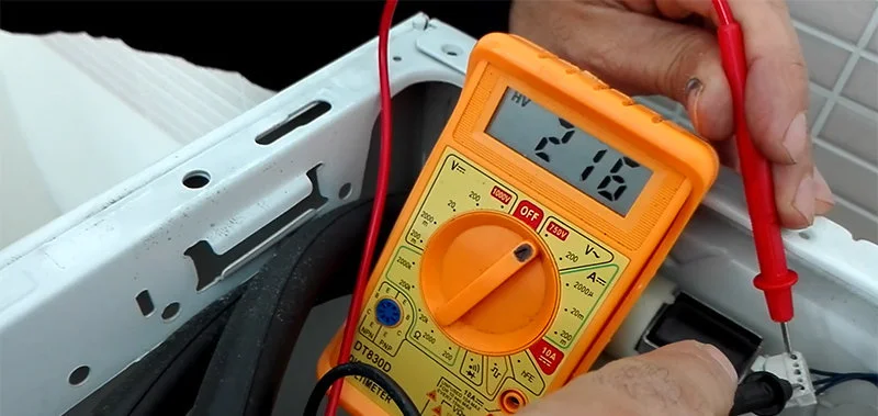 misurare corrente con tester su elettrovalvola