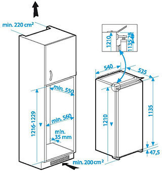 Schema incasso LBI2201 - RBI2301. 