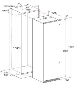 Schema incassso BSZ 3033 V - BSZ 3032 V - BSZ 3033 V.