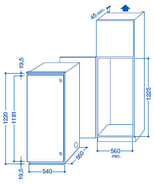 Schema incasso IN S 2332 - IN SZ 2312.