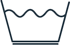 simbolo lavare in lavatrice delicatamente