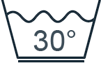 simbolo lavaggio tessuto resistente 30 gradi