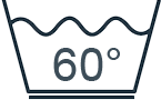 simbolo lavaggio tessuto resistente 60 gradi