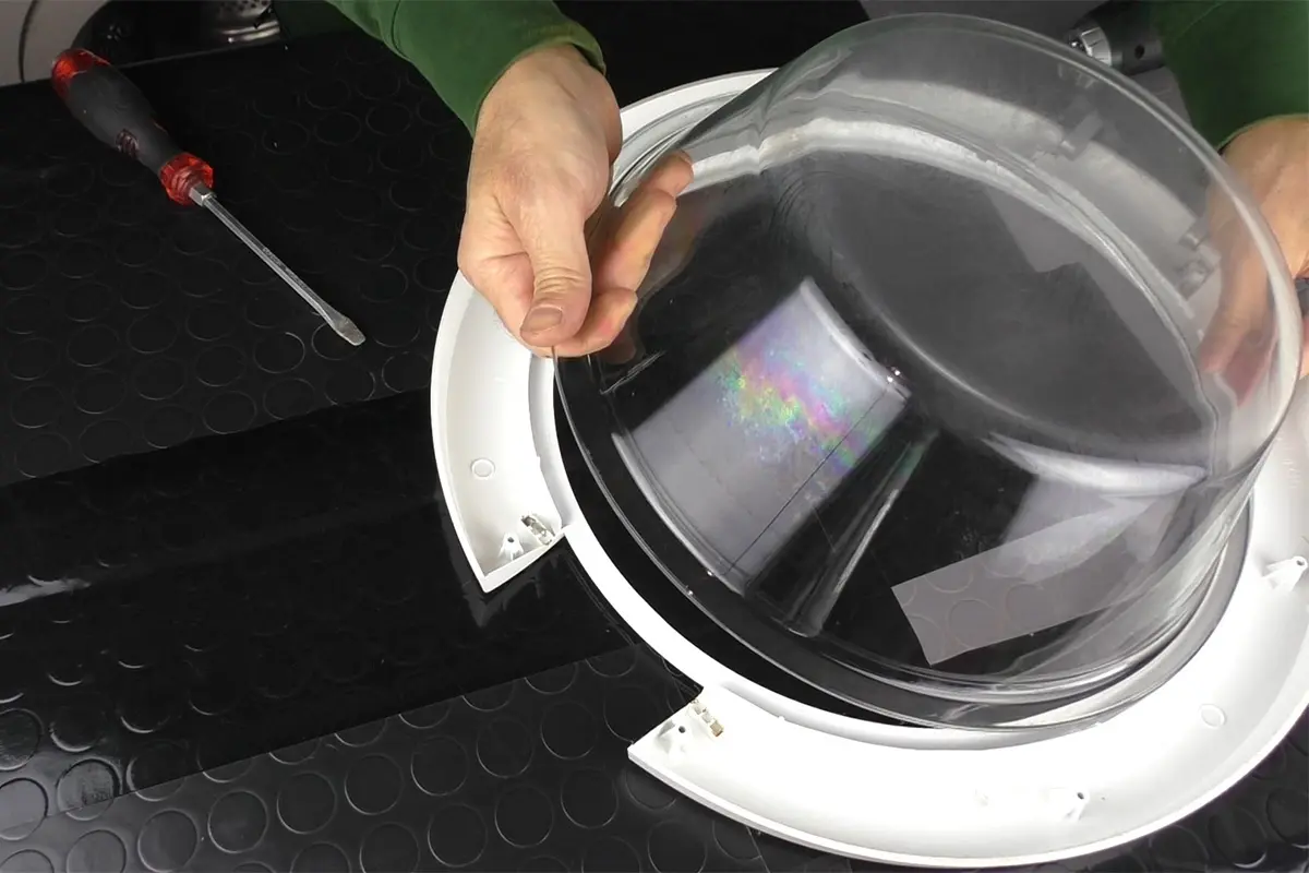 sostituzione vetro sportello lavatrice