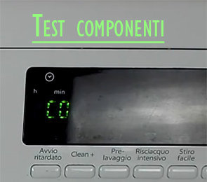 Diagnostica lavatrice Whirlpool e test di funzionamento