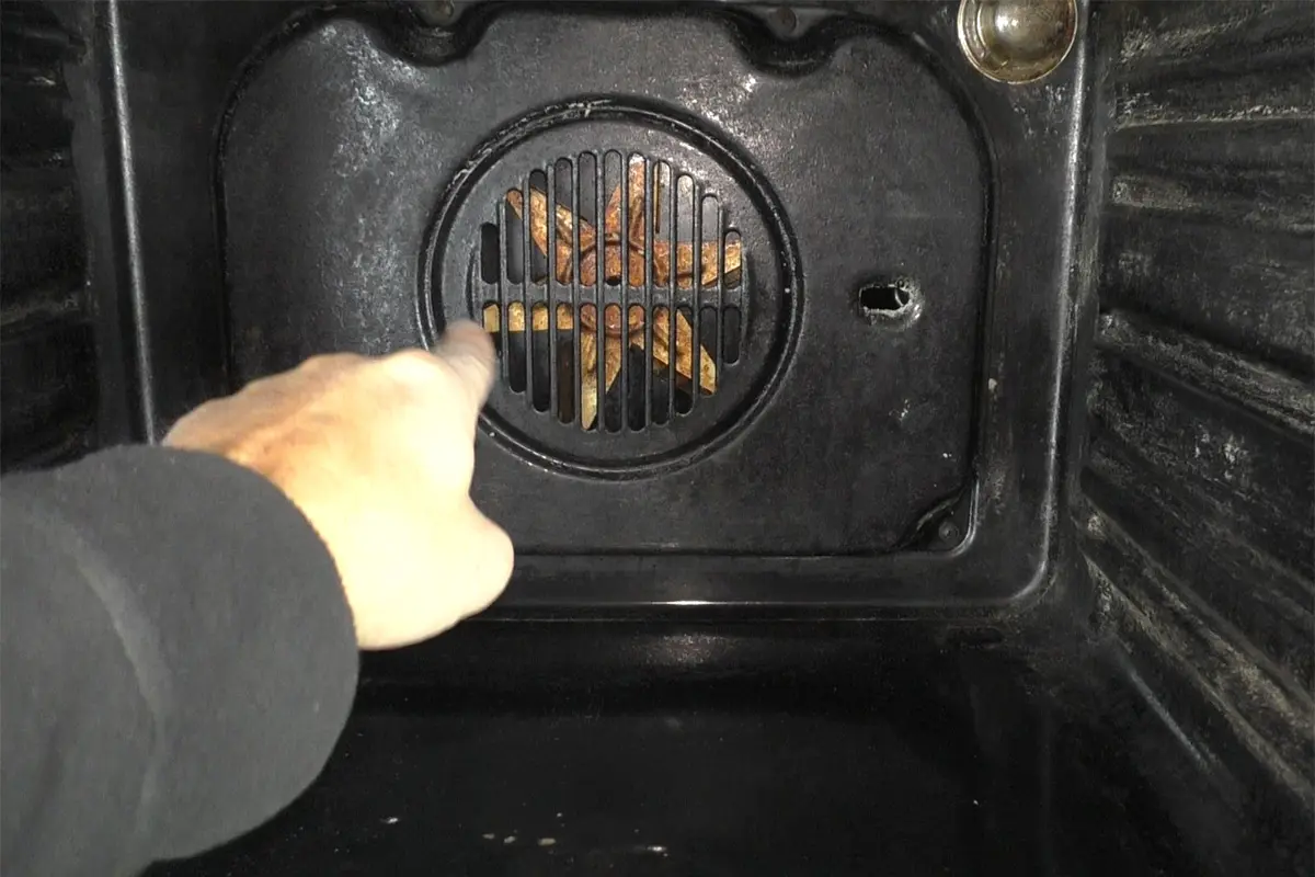 ventola forno da incasso non gira